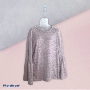 EUC bell sleeved top